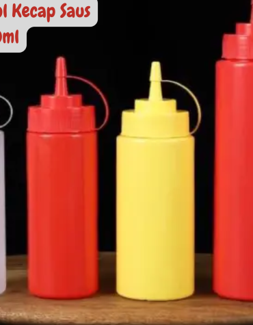 Botol Kecap Saus Mayones Anti Tumpah Plastik 300ml THP