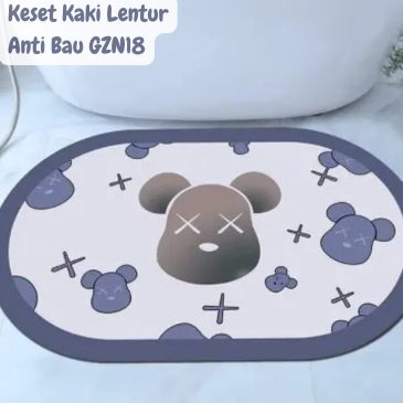 Keset Kaki Diatomite Lap Kaki Lentur Anti Bau GZN18