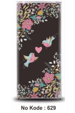 Stiker Kulkas 2 Pintu Motif 629 Uk. 60x150cm (Jika Mau Full Body Order 3pcs)
