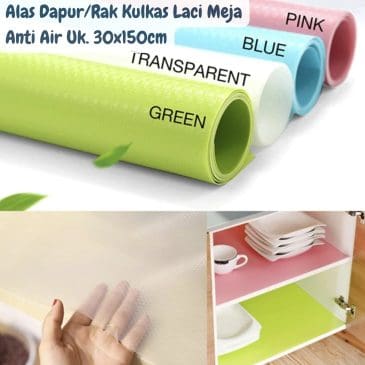 Alas Dapur Alas Rak Kulkas Laci Meja & Lemari Anti Air Uk. 30x150cm