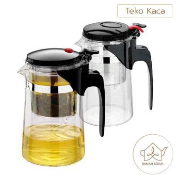 Teko Kaca Infuser Muzy Dengan Saringan 500ml - Gambar 2