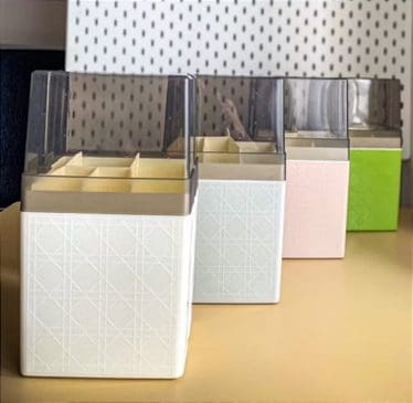 Tempat Sendok Lady 5 Sekat Dengan Tutup Bahan Plastik