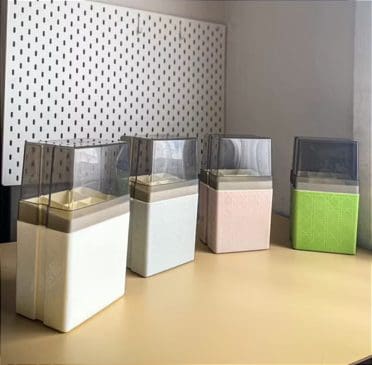 Tempat Sendok Lady 5 Sekat Dengan Tutup Bahan Plastik - Gambar 3