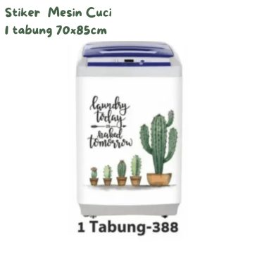 Stiker Mesin Cuci Tipe 1 Tabung 70x85cm