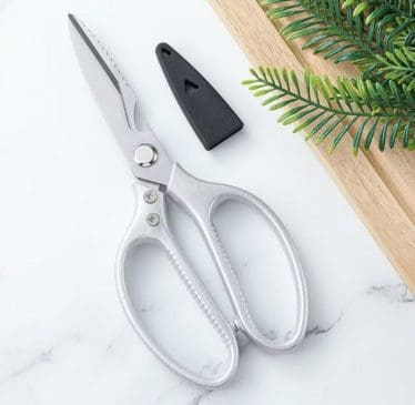 Gunting Dapur Serbaguna 3in1 Full Stainless Steel (Daging Ikan Sayur) - Gambar 2