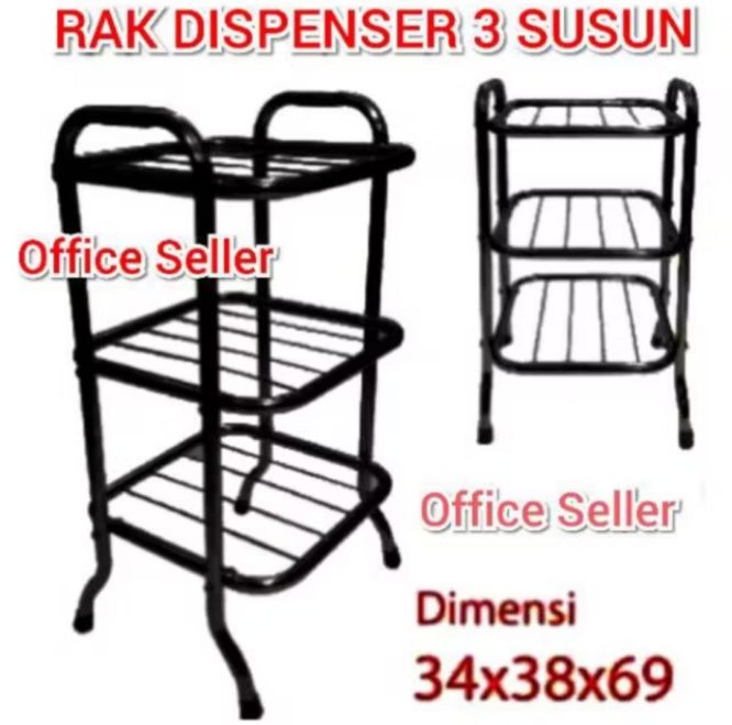 Rak Meja Dispenser dan Magicom Line 3 Susun 3