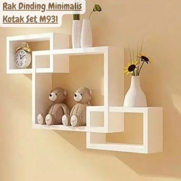 Rak Dinding Minimalis Kotak Set M931