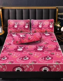 Sprei Waterproof Anti Ngompol Motif Lotso Size 180x200 + Balgul