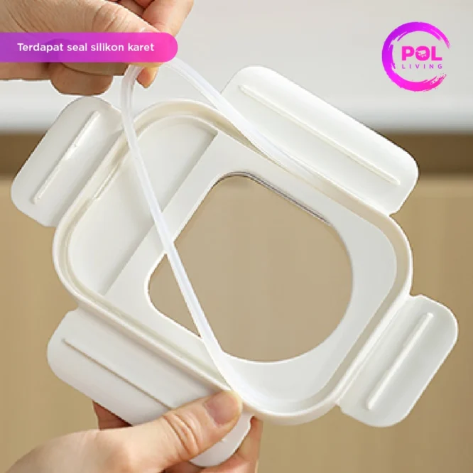 Toples Kedap Udara Dengan Seal Karet 1600 Ml - Gambar 4