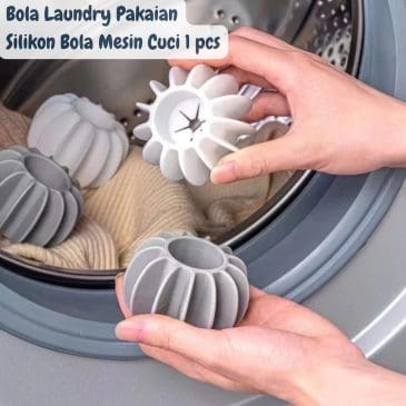 Bola Laundry Pakaian Silikon Bola Mesin Cuci Anti Kusut Besar