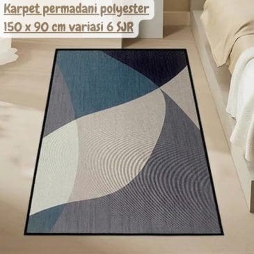 Karpet permadani polyester 150 x 90 cm variasi 6 SJR