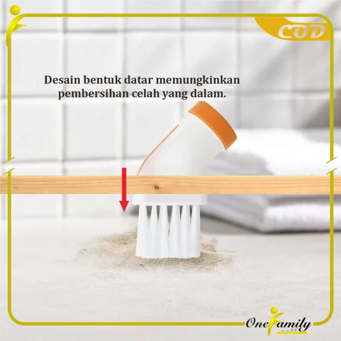 Kepala Sikat Sambungan Botol Pembersih Sudut dan Sela Sikat Dapur dan Kamar Mandi Serbaguna - Gambar 10