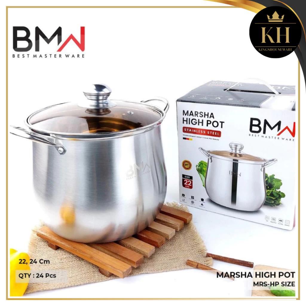 Panci Soup Serbaguna Bahan Stainless Steel Dia. 22cm