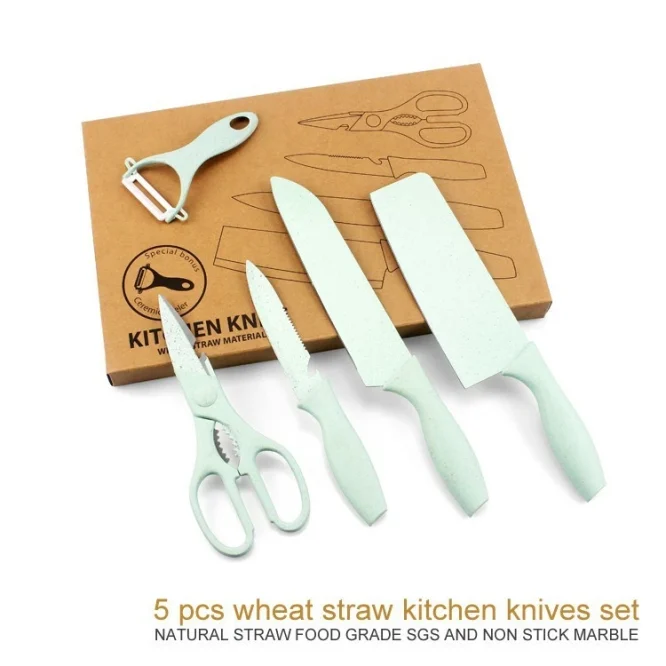 Pisau Dapur Rocio Colour Set 5in1 - Gambar 2