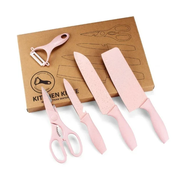 Pisau Dapur Rocio Colour Set 5in1 - Gambar 3
