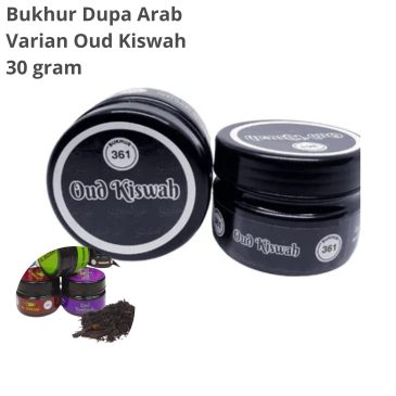 Bukhur Buhur Dupa Arab Varian Oud Kiswah 30 Gram