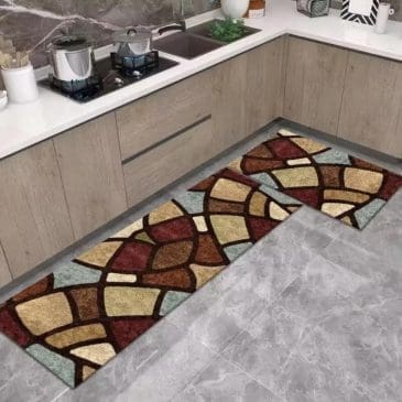 Keset Lantai Dapur 2in1 (1 Set isi 2pcs) KC-53 40*60+40*120