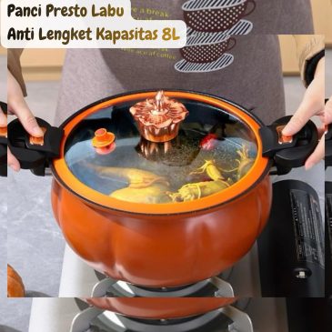 Panci Presto Labu Anti Lengket Kapasitas Besar 8L