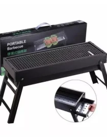 Alat pemanggang portable BBQ lipat multifungsi 60*22*33 cm