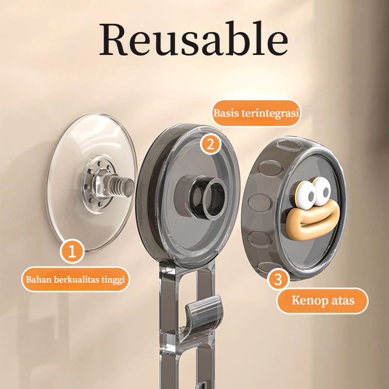 Rak gantung tempel tempat penyimpanan bumbu dapur dan sayur serbaguna 3 susun - Gambar 4