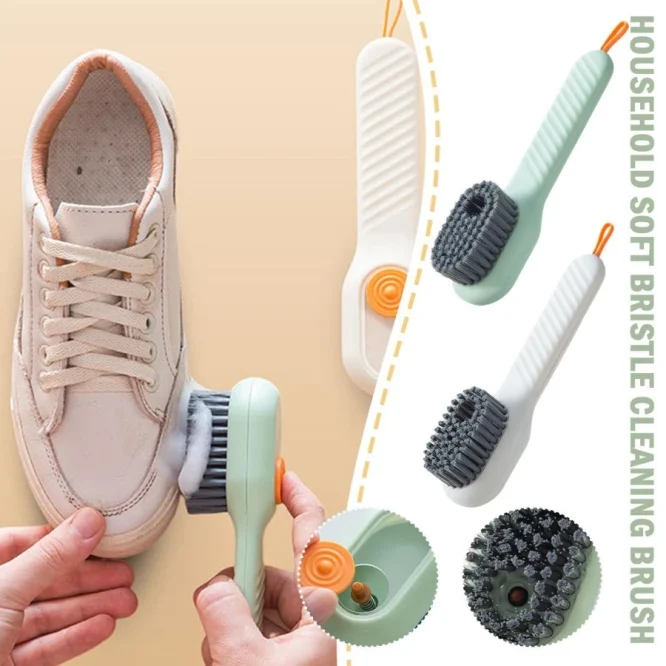 Sikat pembersih dispenser sabun multifungsi otomatis 2in1 - Gambar 2