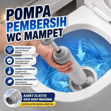 Penyedot Pompa Pembersih WC Mampet Fleksibel Pump