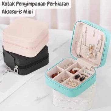 Kotak Penyimpanan Perhiasan Aksesoris Mini