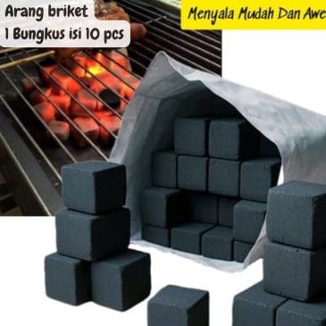 Arang briket khusus dupa / bukhur 1 Bungkus isi 10 pcs