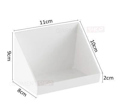Rak Tempel Penyimpanan Kosmetik Dinding Multifungsi SC1 isi 2pcs - Gambar 3