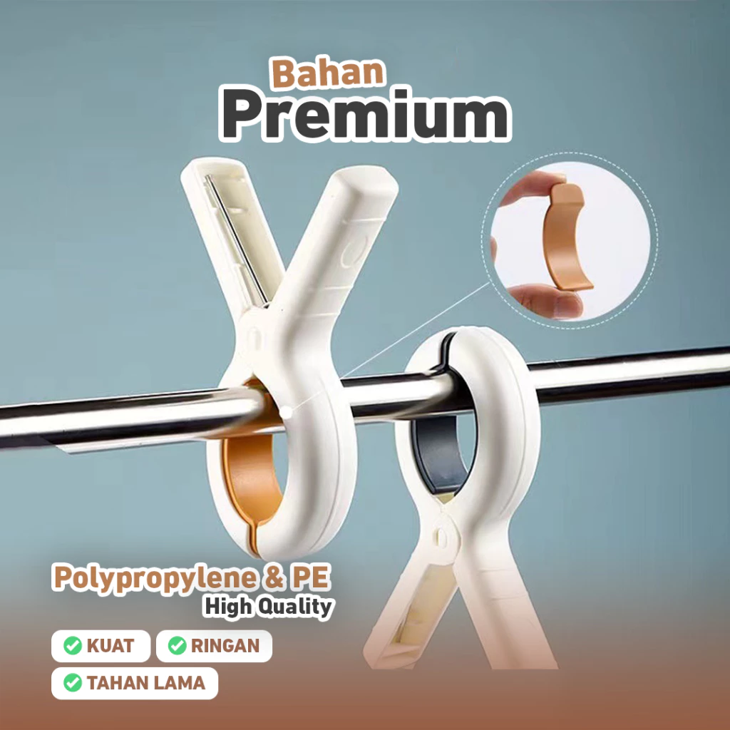 Jepitan Jemuran Seprei Bedcover Serbaguna - Gambar 4