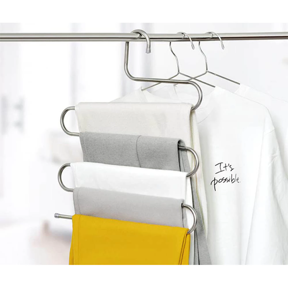 Gantungan Hanger Baju Jilbab Anti Slip 5 Layer - Gambar 3