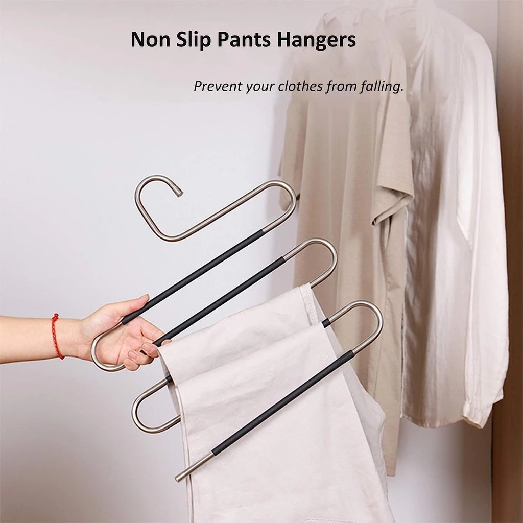 Gantungan Hanger Baju Jilbab Anti Slip 5 Layer - Gambar 5
