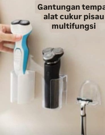 Gantungan tempat alat cukur pisau multifungsi pengait 2 pcs