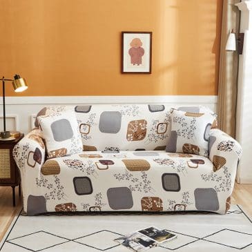 Cover Sarung Penutup Sofa Motif Graphic Uk. 3 Seater 190-230cm