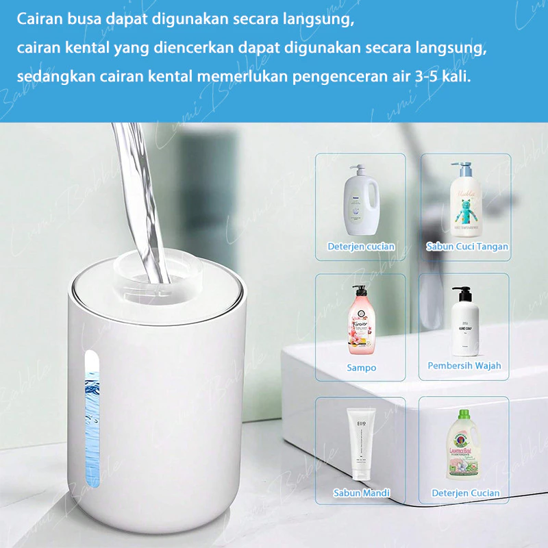 Dispenser sabun cair otomatis 350ml - Gambar 5