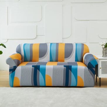 Cover Sarung Penutup Sofa Motif Simple Style Uk. 1 Seater 90-140cm
