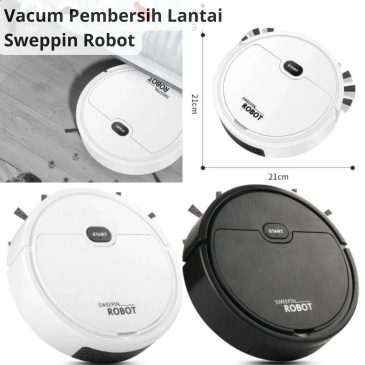 Smart Robot Vacuum Cleaner Otomatis Rechargeable - Alat Sapu Lantai Elektrik Pintar Portable