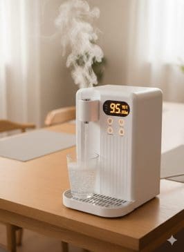 Dispenser Air Panas Instan Digital LED 3L - Alat Seduh Kopi & Susu Bayi Otomatis 13 Suhu - Gambar 3