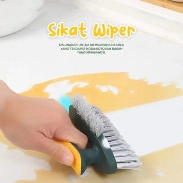 Paket Hemat Sikat Multifungsi 4in1 + Sikat kamar mandi gagang plastik dengan tatakan - Gambar 7
