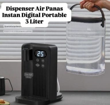 Dispenser Air Panas Instan Digital LED 3L - Alat Seduh Kopi & Susu Bayi Otomatis 13 Suhu - Gambar 2