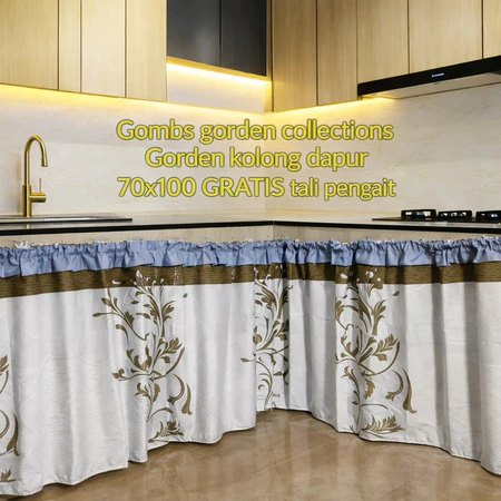 Gorden Penutup Kolong Meja Dapur Sanur 100x70cm