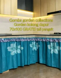 Gorden Penutup Kolong Meja Dapur Spica Tosca Soft 100x70cm
