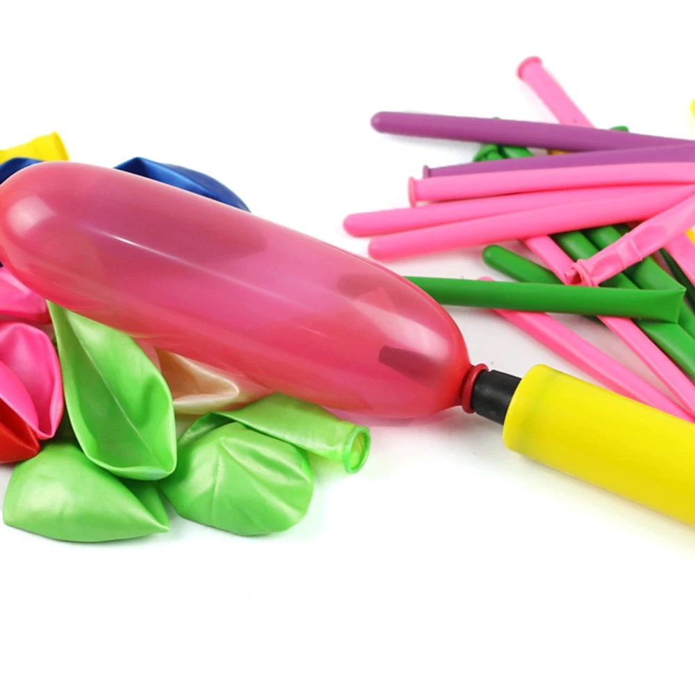 Alat Pompa Balon Tangan Manual Portable - Gambar 2