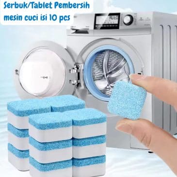 Serbuk / Tablet Pembersih Mesin Cuci Isi 10 pcs (ECERAN) - Gambar 3