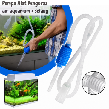 Pompa Alat Penguras Air Aquarium + Selang Penyedot - Gambar 5