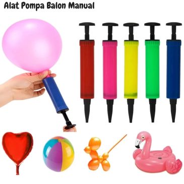 Alat Pompa Balon Tangan Manual Portable