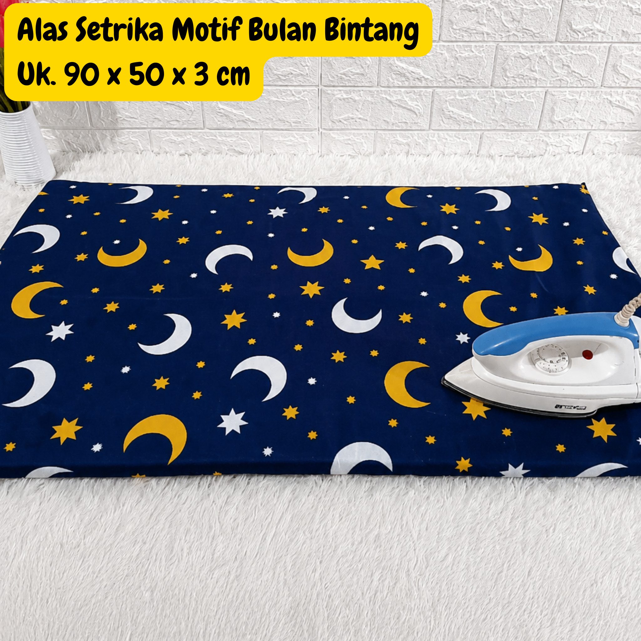 Spon Busa Alas Setrika Size 90x50x3cm Tebal Maksimal 3CM Premium Blanket - Gambar 3
