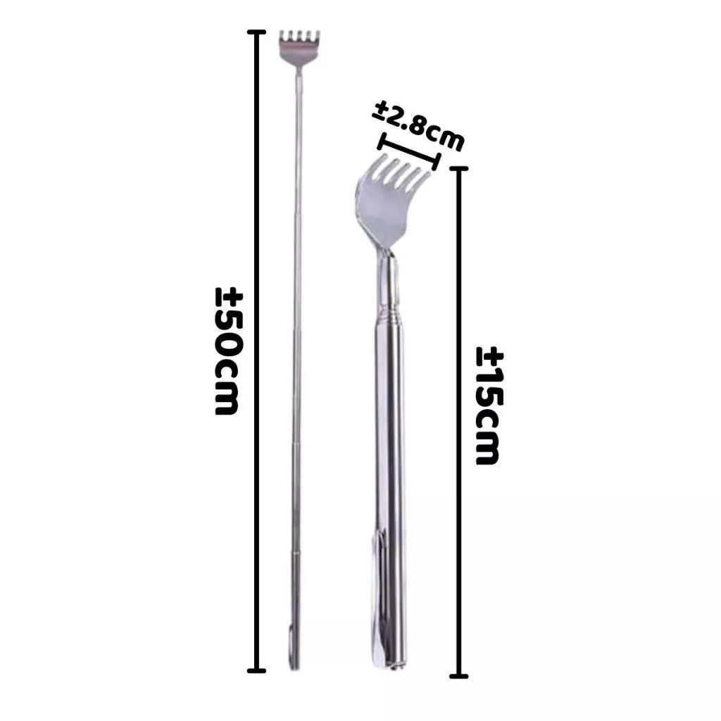 Alat Garuk Punggung Stainless Steel Antena 50 cm - Gambar 3
