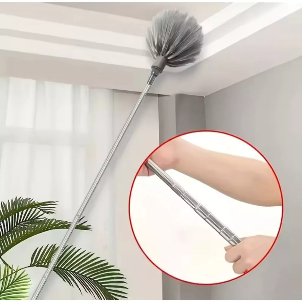 Sapu Sawang Plafon Sarang Laba Atap Langit Rumah Panjang Retractable 2.3 Meter - Gambar 3